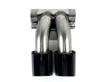Black Exhaust Tips Tailpipe for Porsche 981 Cayman Boxster 2013-2016 et181