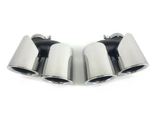 Stainless Steel Chrome Exhaust Tips for Porsche Macan 2.0L 2014-2018
