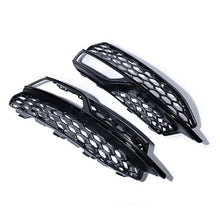 Gloss Black Fog Light Grille Covers For Audi A3 S-Line S3 8V 2013–2016