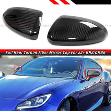 Add-On For 2022–2026 Subaru BRZ Toyota GR86 Full Dry Carbon Fiber Side Mirror Cover Caps