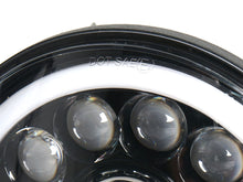 2pcs 7" RGB LED Headlights Halo Angel Eyes DRL for 90-97 Mazda Miata MX5 MX-5