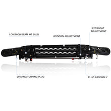 LED Headlights W/ Silvery Grille for Toyota Fj Cruiser 2007-2013 2014 2015