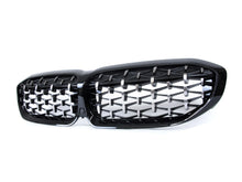 Silver Diamond Front Kidney Grill For BMW G20 3-Series M340i 2019 2020 2021 2022