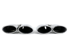 58mm Inlet Oval Chrome Exhaust Tips for Mercedes W220 W221 W204 W218 W212 W212 SLK