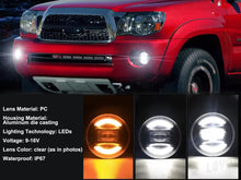 2x Upgraded LED Fog Lights DRL Turn Signal Front Bumper For Toyota Tacoma 2005-2011