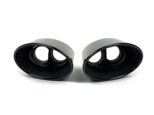 RS Style Gloss Black Twin Exhaust Tips For Audi S3 S4 S5 S6 Muffler Upgrade