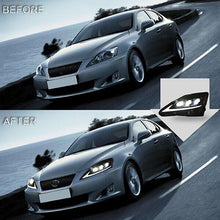 Left & Right LED DRL Projector Headlights for 2006–2013 Lexus IS250 IS350 ISF