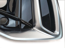 Front Fog Light Cover Grille Grill W/ ACC Hole Fit For Audi Q5 2021-2025