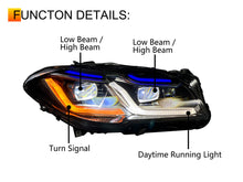 Pair LED Headlights Assembly For BMW 5 Series F10 F11 2010-2013 Xenon W/AFS 528i 535i