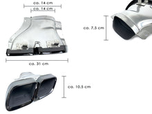 Gloss Black Rear Diffuser w/ Quad Exhaust Tips For 2015-2018 Mercedes CLS-Class W218 CLS550 CLS63 AMG Bumper