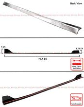 For 2021-2025 Lexus IS300 IS350 CTM V1 Gloss Black Winglet Side Skirt Extension