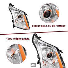 Halogen Right Side Projector Headlight RH for Cadillac SRX 2010-2016