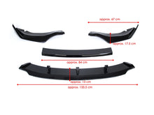 4PCS/Set Black Front Bumper Lip Splitter Fit For BMW G05 X5 M-Sport 2019-2023