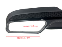 Diffuser & Black Exhaust Tips For Mercedes E W212 S212 E250 E300 E350 AMG 2014-2016