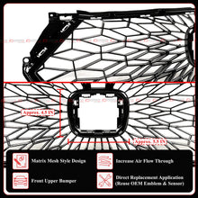 For 2023-2025 Honda Accord CY1 CY2 Matrix Mesh Style Gloss Black Front Grill Grille
