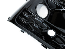Gloss Black Honeycomb Front Fog Light Grille Cover For AUDI Q5 SQ5 2021-2025