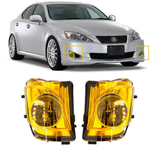 Yellow Lens Front Fog Lights Lamps w/Bulbs for LEXUS IS250 IS350 2006-2010