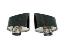 65mm Inlet Oval Exhaust Tips for Audi A3 A4 A5 A6 A7 Up To RS3 RS4 RS5 RS6 RS7