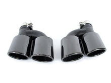Gloss Black Rear Diffuser + Exhaust Tips for Audi A4 S-line Sport Bumper 2017 2018 2019