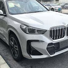Gloss Black / Carbon Style Front Bumper Splitter Trim Canards for BMW X1 U11 M Sport 2023+