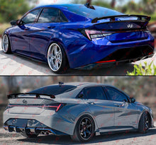 For 2021-2025 Hyundai Elantra KDM Glossy Black Rear Trunk Spoiler GT Style Wing