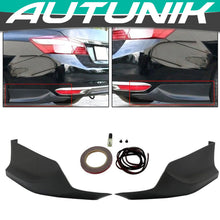 Rear Bumper Lip Side Canards Trim for 2016-2017 Honda Accord Sedan