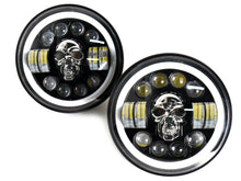 2pcs 7" RGB LED Headlights Halo Angel Eyes DRL for 90-97 Mazda Miata MX5 MX-5