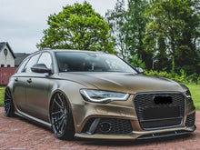Honeycomb Black Front Grille For AUDI A6 C7 S6 2012-2015 fg66