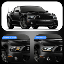 Full LED Projector Headlights w/ Dynamic Animation For 2005-2009 Ford Mustang