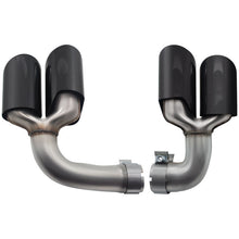 Chrome Exhaust Tips Sporty for Porsch Cayenne E-Hybrid 9Y0 9Y3 2019-2024