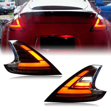 Smoked Full LED Tail Lights Assembly Rear Lamp for Nissan 370z 2009-2020