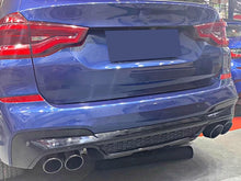 Gloss Black Rear Diffuser w/ Exhaust Tips for BMW X3 G01 2018-2021 M-Sport Only