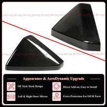 For 2024-2026 Tesla Cybertruck Direct Add-on Full Carbon Fiber Side Mirror Cover Cap