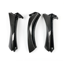 6pcs Carbon Fiber Style Interior Door Handle Pull Panel Trim For BMW E90 E91 3 Series 328i 335i 2006-2011
