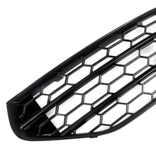 2x Fog Light Grille Cover For Audi A4 Allroad 2010-2016 ( Black Honeycomb + Chrome Ring )