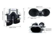 Gloss Black Diffuser & Exhaust Tips for Mercedes E-class W213 S213 Sedan AMG 2021-2023 di124
