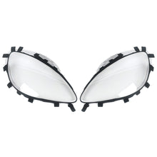 Pair Clear Headlight Lens Covers + Gaskets For Corvette C6 2005–2013 (Pop-Up Headlights)