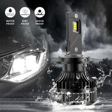 VLAND D2S D2C D2R D2H LED Headlight Bulbs High/Low Beam 6000K/set Super Bright