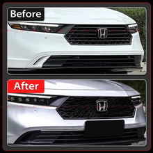 For 2023-2025 Honda Accord CY1 CY2 Matrix Mesh Style Gloss Black Front Grill Grille