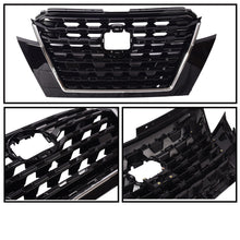 Black Front Bumper Upper Grille Replacement For 2021-2023 Nissan Kicks