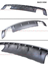 For 2013-2016 Audi A3 Non-Sline 8V Sedan S3 Style Quad Exhaust Shark Fin Rear Bumper Diffuser Valance