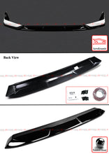 For 2022-2024 Honda Civic 11th GF Bodykit Pearl White Black Front Bumper Lip Kit