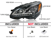 Driver Left Side Headlights Front Lamp for 2014-2016 Mercedes W212 Sedan/Wagon
