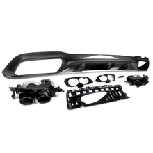 Carbon Look Rear Diffuser Exhaust for Mercedes E W213 Sedan AMG Pack 2016-2020