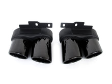 Carbon Look Difffuser + Black Exhaust Tips For AUDI A7 C8 S-line 2019-2024 di154