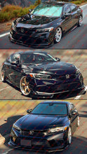 For 2022-2026 Honda Civic M Wing Style Gloss Black Side Mirror Cover Caps W/O Light