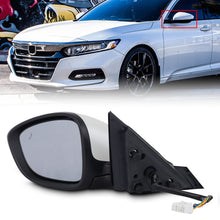 7Pin Driver Side Mirror Headted White For 2023-2025 Honda Accord Sedan EX Blind Spot w/o Turn Signal
