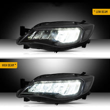 LED Headlights for Subaru WRX STI 2008-2014 with Animated DRL