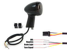 Bullet Style LED Rear Blinkers Turn Signal Lights Amber for Harley Sportster XL883 XL1200 1992–2022