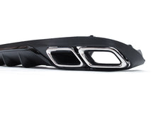 Black Rear Diffuser Chrome Exhaust Tips for Mercedes W213 Non-AMG 2017-2020 di35